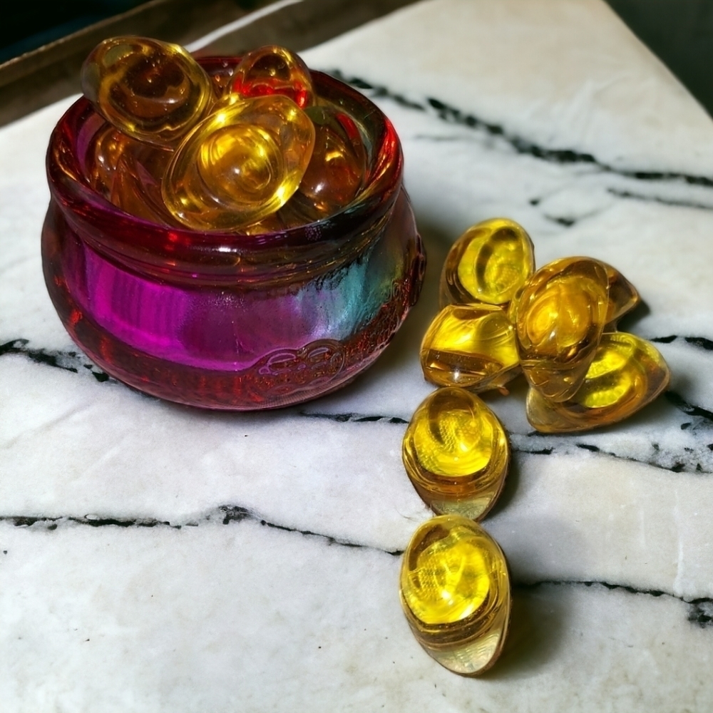 Feng Shui Paperweight With Glass Ingots NWOT